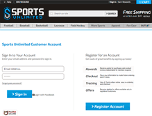 Tablet Screenshot of myaccount.sportsunlimitedinc.com